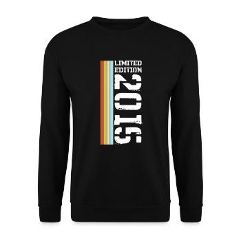 Edition Limitée Rétro 2015 - Sweat-shirt Unisexe - noir - Devant - Alina (178cm) & Michal (187cm)