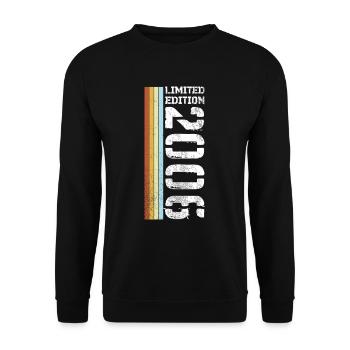 Limited Edition Retro 2006 - Unisex Pullover - Schwarz - Vorne - Alina (178cm) & Michal (187cm)