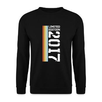 Edition Limitée Rétro 2017 - Sweat-shirt Unisexe - noir - Devant - Alina (178cm) & Michal (187cm)