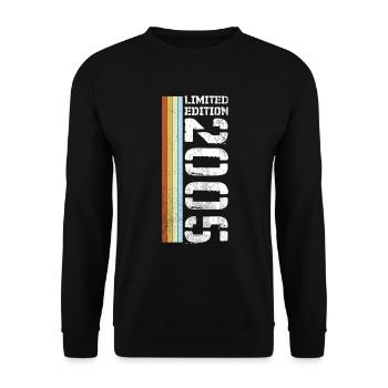 Édition Limitée Rétro 2005 - Sweat-shirt Unisexe - noir - Devant - Alina (178cm) & Michal (187cm)