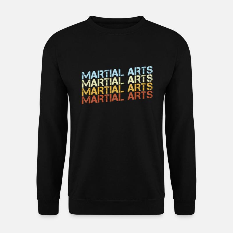 Kampfsport Retro - Unisex Pullover - Schwarz