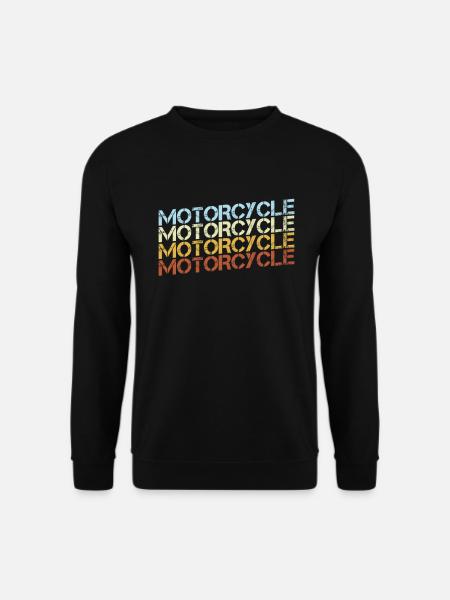 Moto Rétro - Sweat-shirt Unisexe - noir