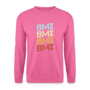 BMX Retro - Unisex Pullover - Pink - Vorne