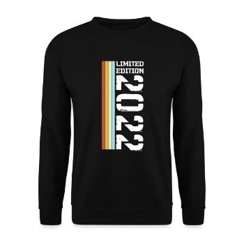 Limited Edition Retro 2022 - Unisex Pullover - Schwarz - Vorne - Alina (178cm) & Michal (187cm)