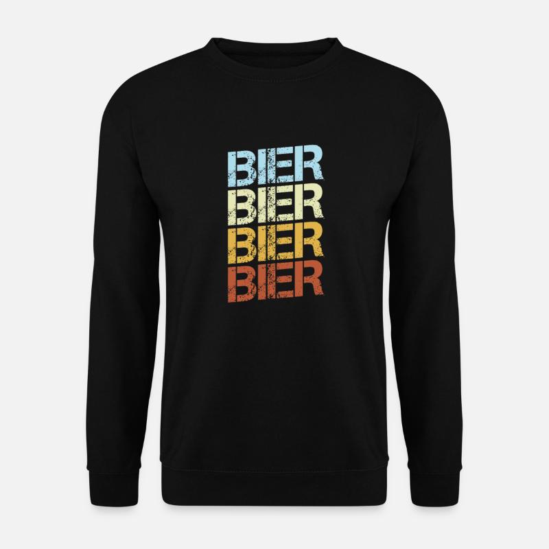 Beer Retro - Unisex Sweatshirt - black