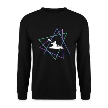 Kanu - Unisex Pullover - Schwarz - Vorne - Alina (178cm) & Michal (187cm)