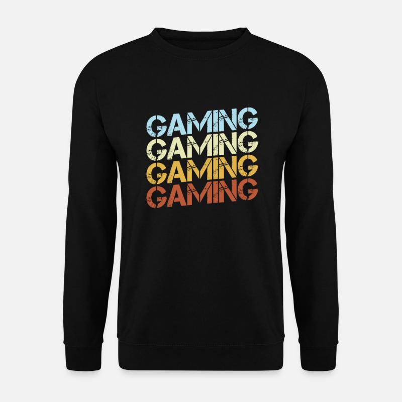 Gaming retro - Unisex Pullover - Schwarz