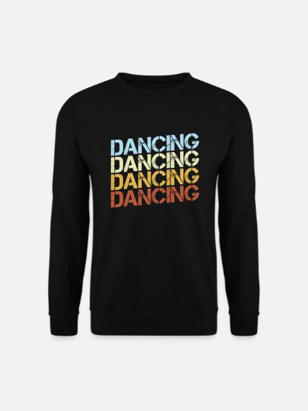 Dancing Retro - Unisex Sweatshirt - black