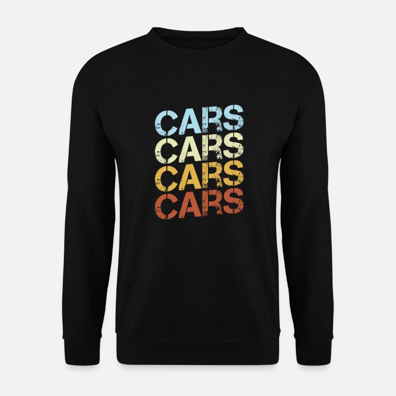 Autos Retro - Unisex Pullover - Schwarz