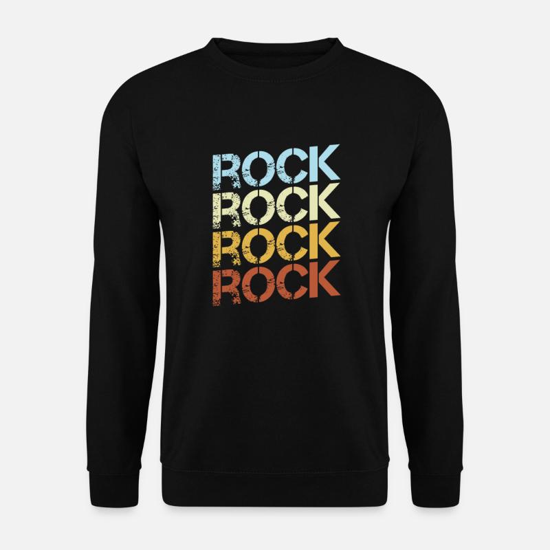 Rock Retro - Unisex Pullover - Schwarz