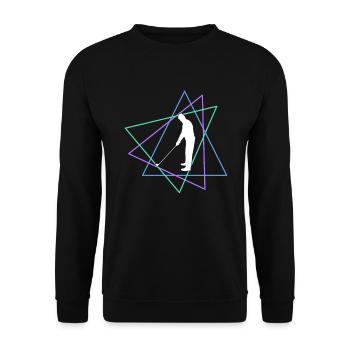 gulf - Unisex Sweatshirt - black - Front - Alina (178cm) & Michal (187cm)