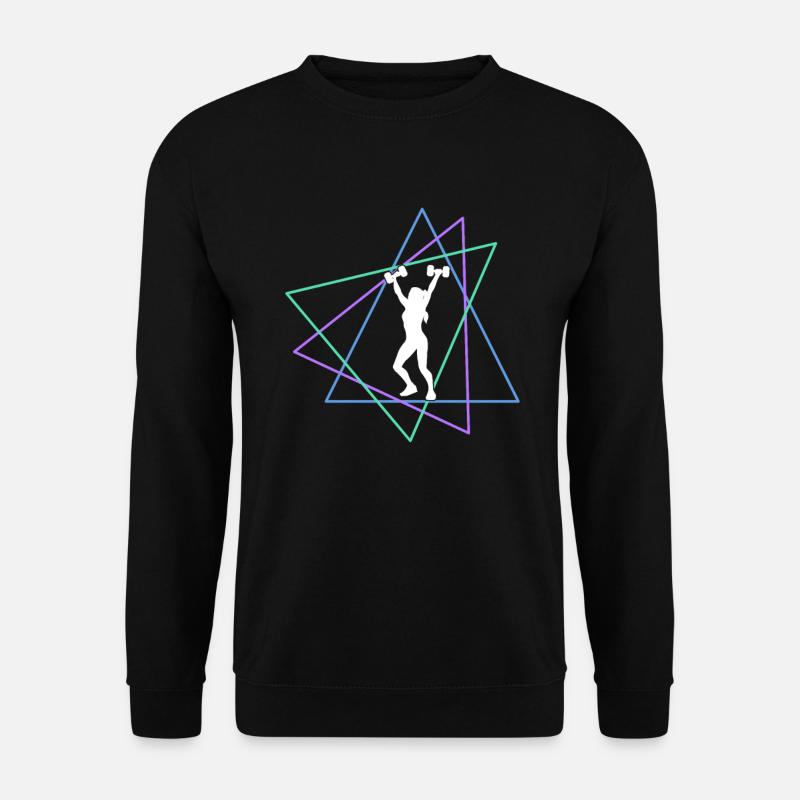 Fitness - Unisex Pullover - Schwarz