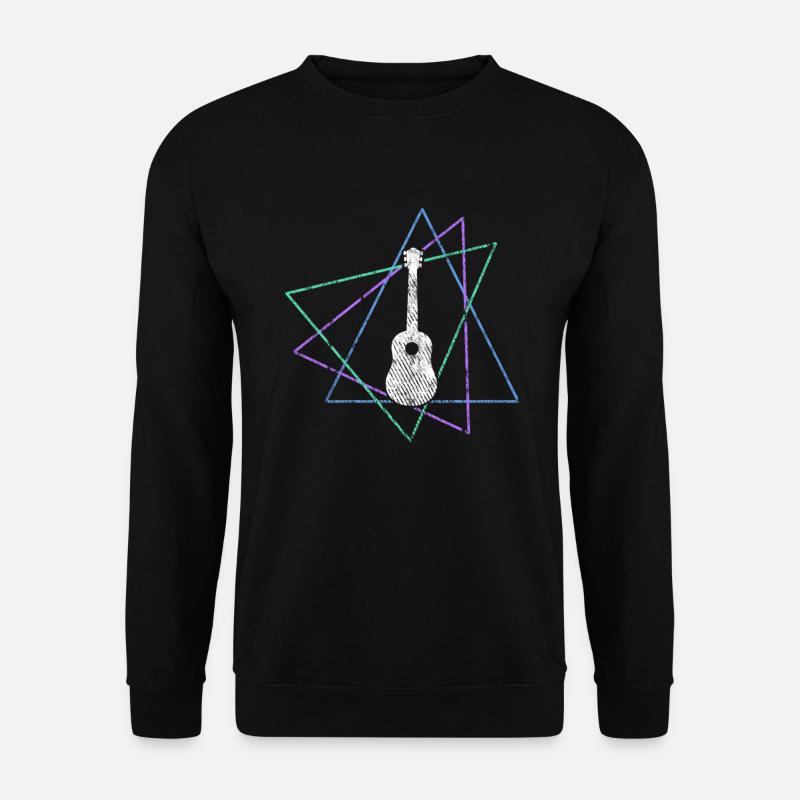 Gitarre - Unisex Pullover - Schwarz
