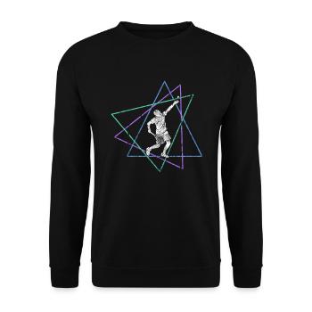 Tennis - Sweat-shirt Unisexe - noir - Devant - Alina (178cm) & Michal (187cm)