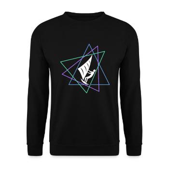Kite - Unisex Sweatshirt - black - Front - Alina (178cm) & Michal (187cm)