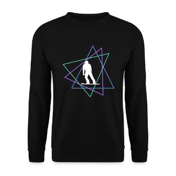 Planche à neige - Sweat-shirt Unisexe - noir - Devant - Alina (178cm) & Michal (187cm)