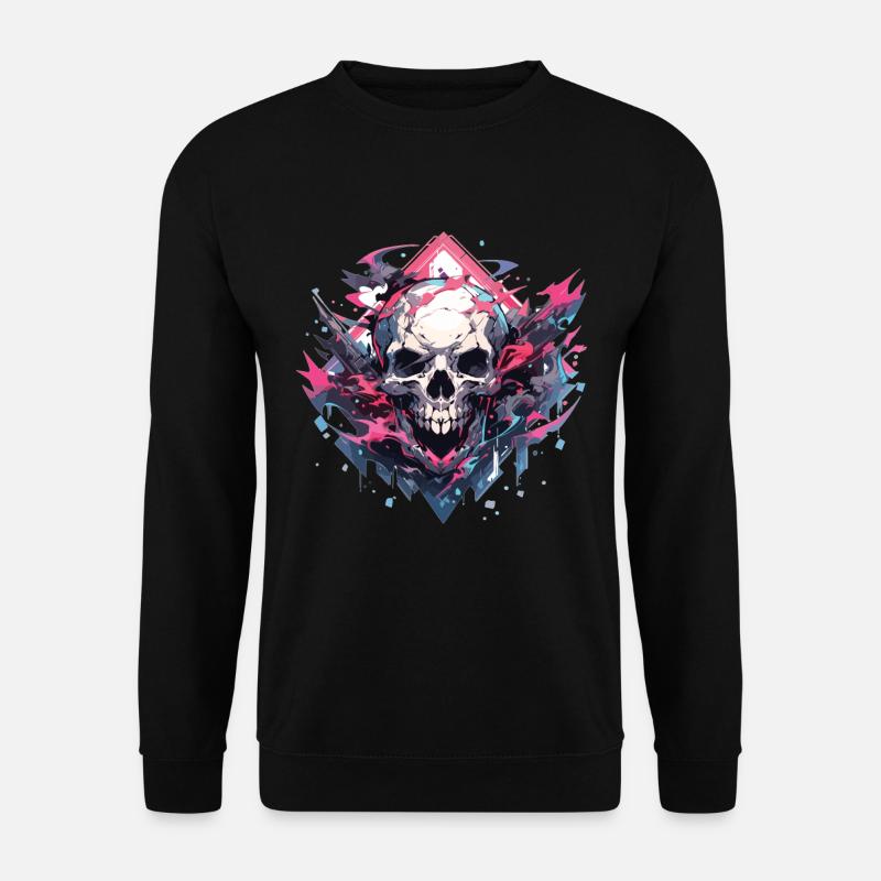 Totenkopf - Unisex Pullover - Schwarz