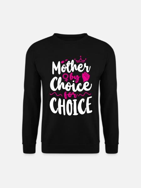 Mère féministe par choix pour - Sweat-shirt Unisexe - noir