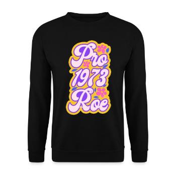 Féministe Pro 1973 Roe - Sweat-shirt Unisexe - noir - Devant - Alina (178cm) & Michal (187cm)