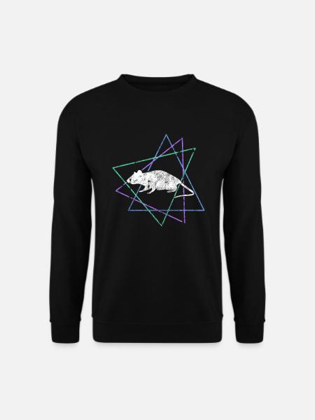 Mouse - Unisex Sweatshirt - black