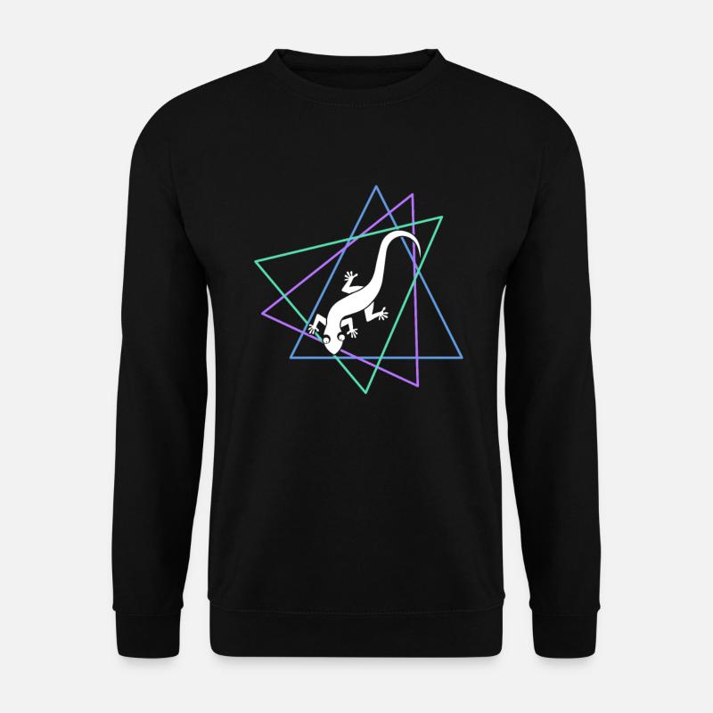 Eidechse - Unisex Pullover - Schwarz