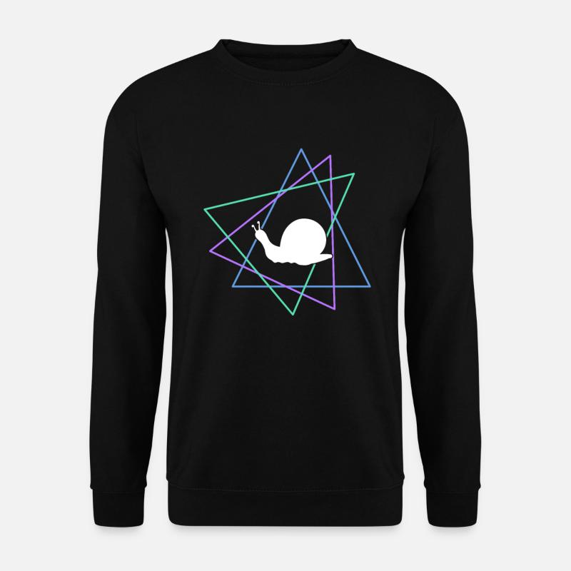 Schnecke - Unisex Pullover - Schwarz