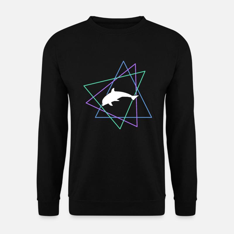 Dolphin - Unisex Sweatshirt - black