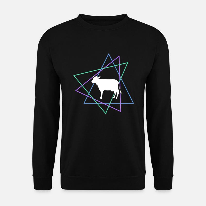 Kuh - Unisex Pullover - Schwarz
