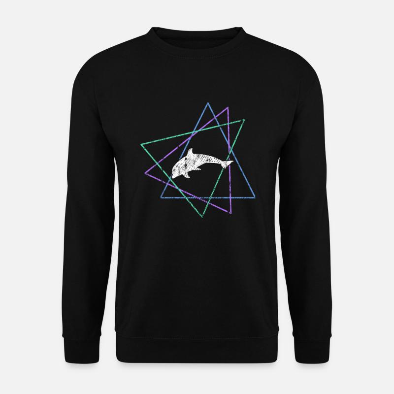 Dolphin - Unisex Sweatshirt - black