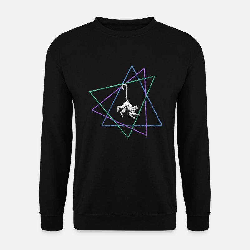 Affe - Unisex Pullover - Schwarz