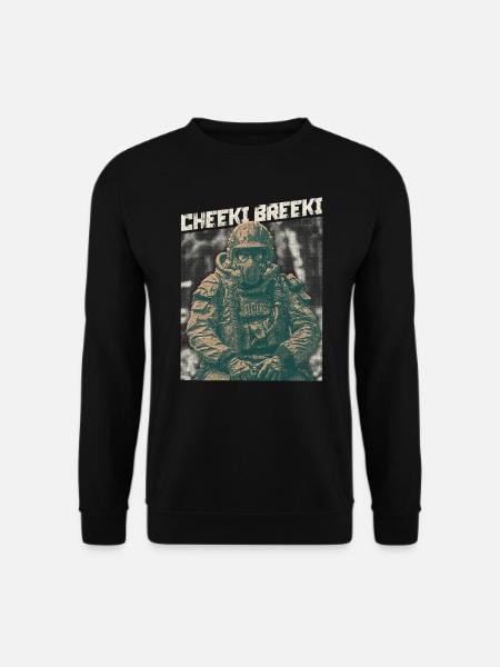 Post-apocalyptic gamer Cheeki Breeki - Unisex Sweatshirt - black