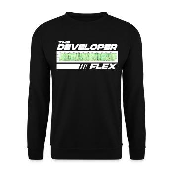 Programmierer Humor Coding Witze Entwickler - Unisex Pullover - Schwarz - Vorne - Alina (178cm) & Michal (187cm)
