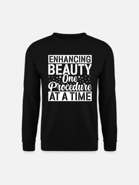 Plastic surgery to improve - Unisex Sweatshirt - black
