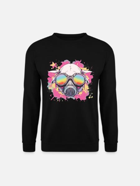 Pig Sunglasses Pig Pig Pig Pig Pig Pig - Unisex Sweatshirt - black