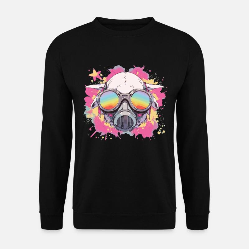 Pig Sunglasses Pig Pig Pig Pig Pig Pig - Unisex Sweatshirt - black