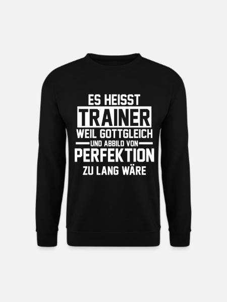 Sportmannschaft Trainer - Unisex Pullover - Schwarz