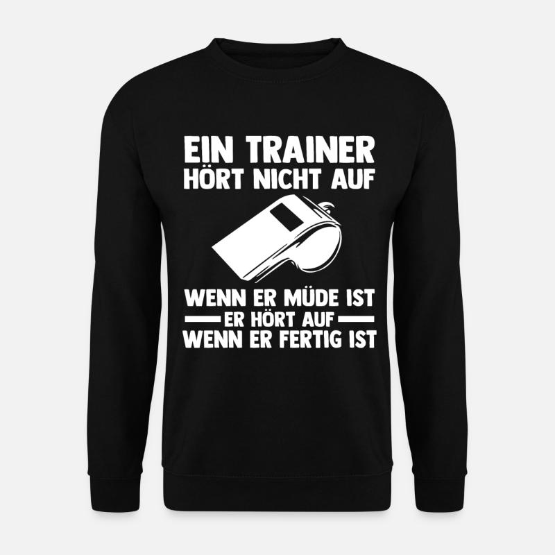 Sportmannschaft Trainer - Unisex Pullover - Schwarz