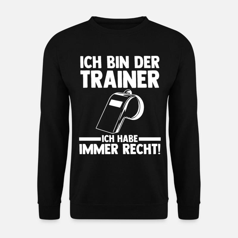 Sportmannschaft Trainer - Unisex Pullover - Schwarz