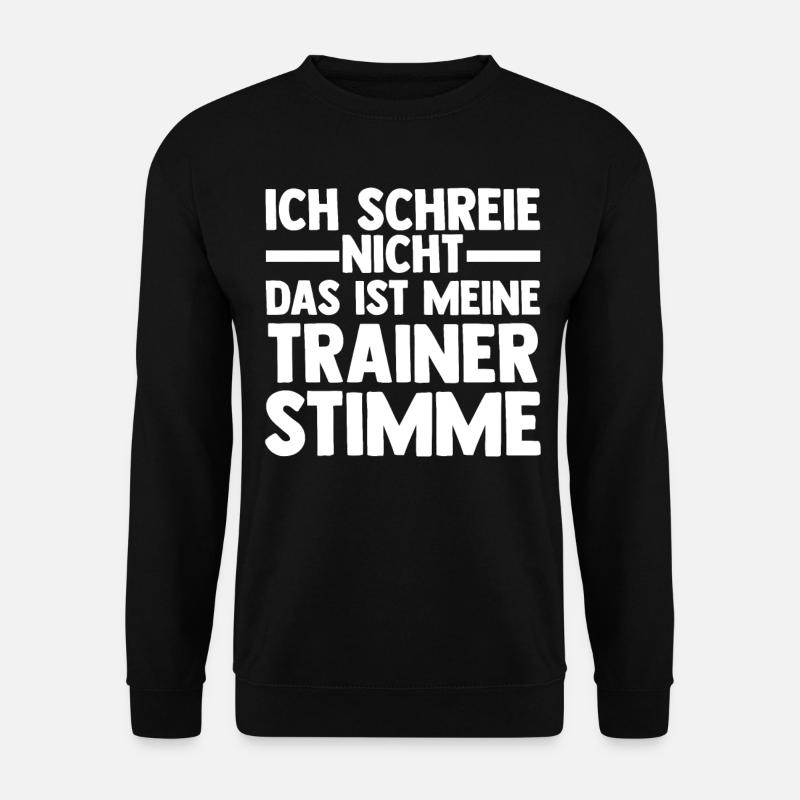 Sportmannschaft Trainer - Unisex Pullover - Schwarz