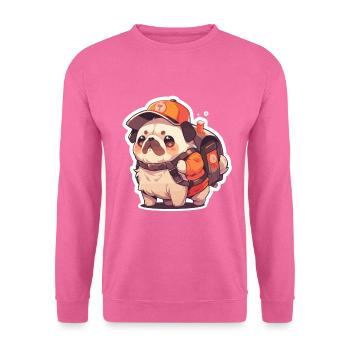 Carlin Carlin Chien Pug Cadeaux Carlin Amoureux du Carlin - Sweat-shirt Unisexe - rose - Devant