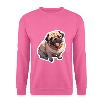 Carlin Carlin Chien Pug Cadeaux Carlin Amoureux du Carlin - Sweat-shirt Unisexe - rose - Devant