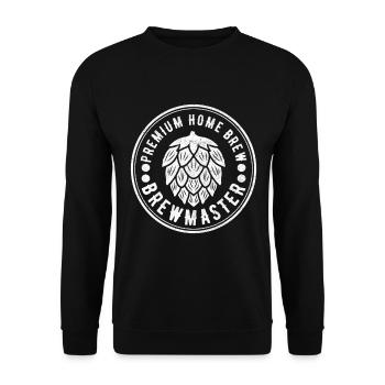 Brassage de bière Brassage de bière - Sweat-shirt Unisexe - noir - Devant - Alina (178cm) & Michal (187cm)