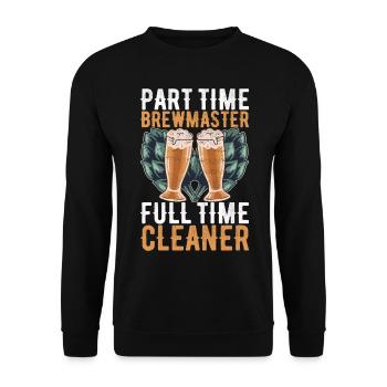 Brassage de bière Brassage de bière - Sweat-shirt Unisexe - noir - Devant - Alina (178cm) & Michal (187cm)