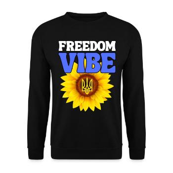 Ukraine 1991 ambiance de liberté - Sweat-shirt Unisexe - noir - Devant - Alina (178cm) & Michal (187cm)
