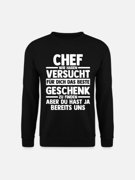 Arbeit Kollegen Büro Teamleiter Führungskraft Chef - Unisex Pullover - Schwarz