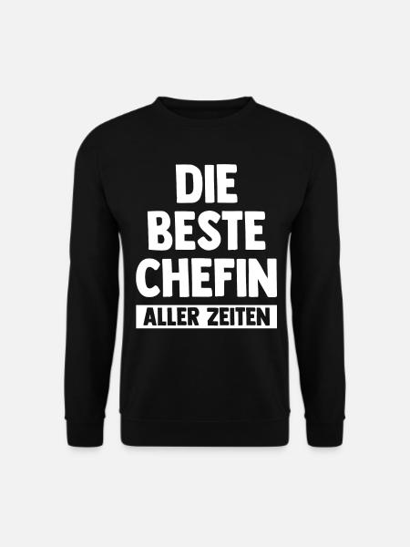 Arbeit Kollegen Büro Teamleiter Führungskraft Chef - Unisex Pullover - Schwarz