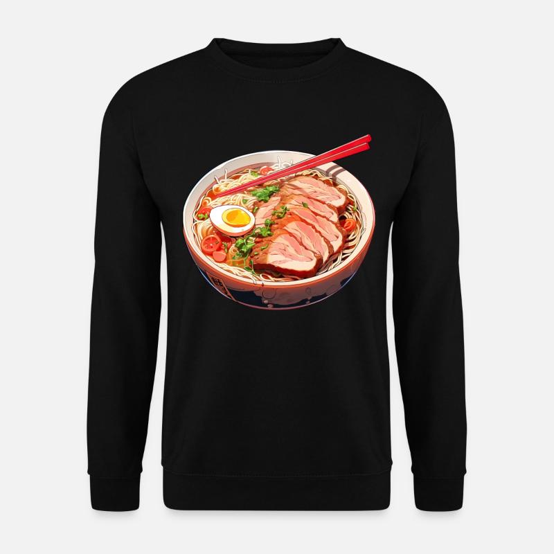 Anime Ramen Nudeln - Unisex Pullover - Schwarz