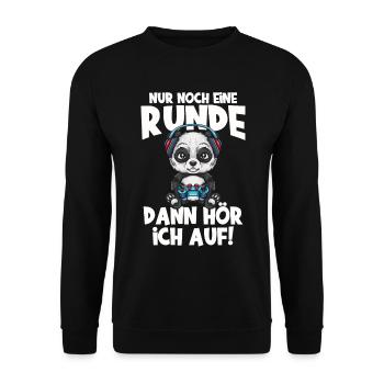 Zocken - Unisex Pullover - Schwarz - Vorne - Alina (178cm) & Michal (187cm)