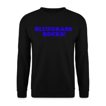 Banjo Shirts For Men Bluegrass Appalachia Folk - Unisex Sweatshirt - black - Front - Alina (178cm) & Michal (187cm)