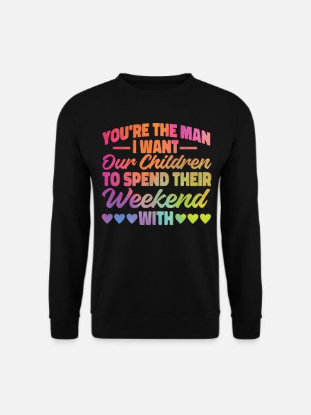 Happy Divorce Party You're The Man - Unisex Pullover - Schwarz